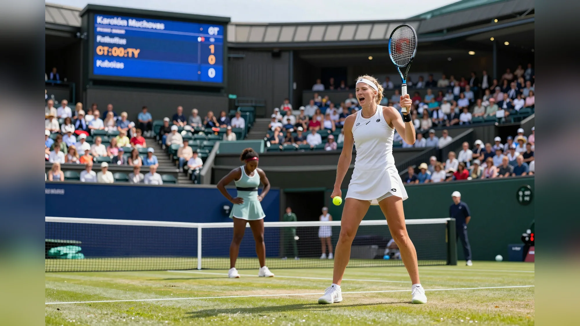 Wimbledon 2026: Muchová wins 7-6 (12-10) to reach final